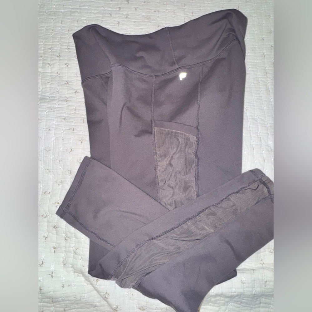 Fabletics purple leggings L